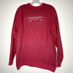 Vintage Sweats Appeal Tultex Crewneck Sweatshirt XL Grandmacore Granny Comfy